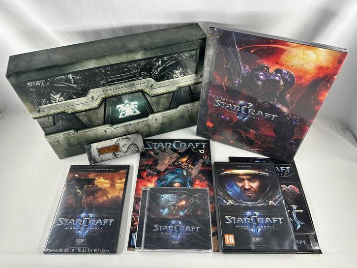 Starcraft 2 Wings of Liberty Collector's Edition, Spelcomputers en Games, Games | Pc, Zo goed als nieuw, Strategie en Constructie