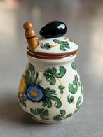 Olijvenpot met houten lepel, Antiek en Kunst, Ophalen of Verzenden