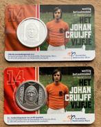 Coincard Johan Cruijff vijfje in UNC en BU kwaliteit, Postzegels en Munten, Munten | Nederland, Ophalen, Koningin Beatrix, Euro's