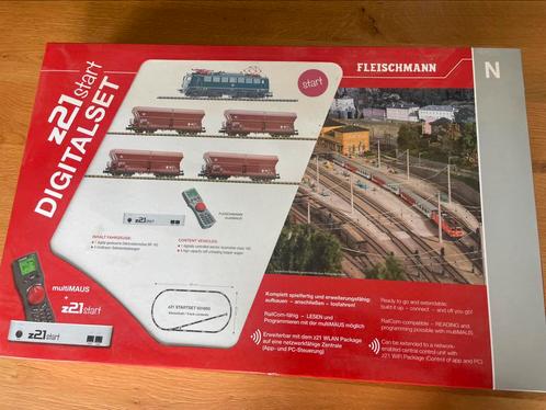 N-spoor Fleischmann startset z21 en meer, Hobby en Vrije tijd, Modeltreinen | N-Spoor, Gebruikt, Treinset, Gelijkstroom, Fleischmann