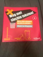 Weg met Slechte Teksten! - Wouter van Wingerden, Ophalen of Verzenden, Zo goed als nieuw