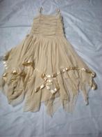 feest jurk maat M, Kleding | Dames, Gelegenheidskleding, Maat 38/40 (M), Galajurk, Beige, Ophalen of Verzenden