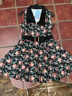 Flamingo Honnie flare dress/jurk merk Banned maat S, Kleding | Dames, Jurken, Maat 38/40 (M), JURK, Zwart, Nieuw
