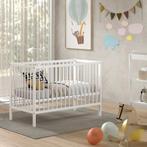 Wit ledikant in hoogte verstelbaar met Aerosleep matras, Kinderen en Baby's, Kinderkamer | Bedden, Ophalen, Gebruikt, Minder dan 140 cm