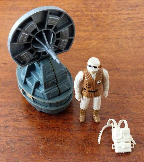 Vintage Star Wars RotJ Radar Laser Canon & Hoth Rebel 1980, Verzamelen, Star Wars, Zo goed als nieuw, Actiefiguurtje, Ophalen of Verzenden