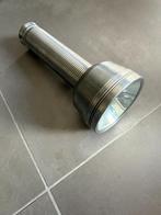 zaklamp rvs, Ophalen of Verzenden, Gebruikt, Batterij