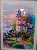 Diamond painting schilderij landschap met vuurtoren, Ophalen of Verzenden, Nieuw, Schilderen op nummer