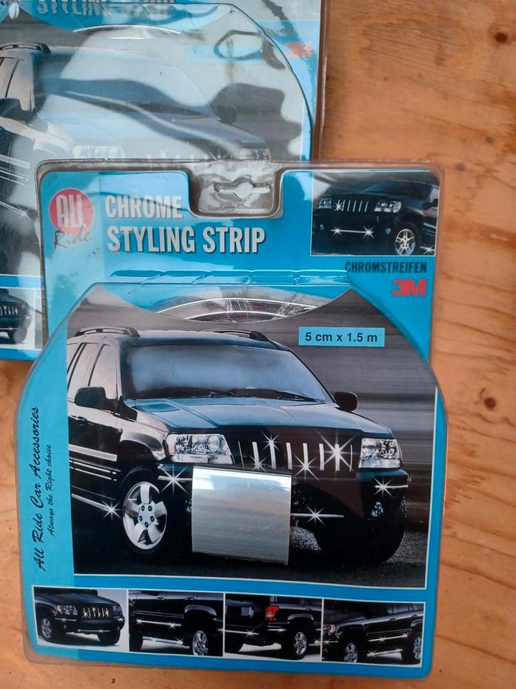 Chrome Sierlijsten - Zelfklevend - Auto Styling, Auto diversen, Tuning en Styling, Ophalen