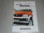 brochure Daihatsu Terios  2001, Boeken, Auto's | Folders en Tijdschriften, Nieuw, Overige merken, Ophalen of Verzenden