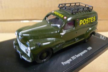 peugeot 203 cmionette   1950 - postes- 1/43 beschikbaar voor biedingen