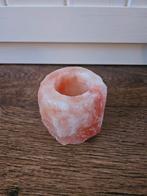 Roze Himalayazout waxinelichthouder, Overige materialen, Ophalen of Verzenden, Zo goed als nieuw, Rood