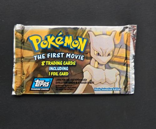 Pokemon Topps The First Movie booster pack sealed, Hobby en Vrije tijd, Verzamelkaartspellen | Pokémon, Zo goed als nieuw, Booster