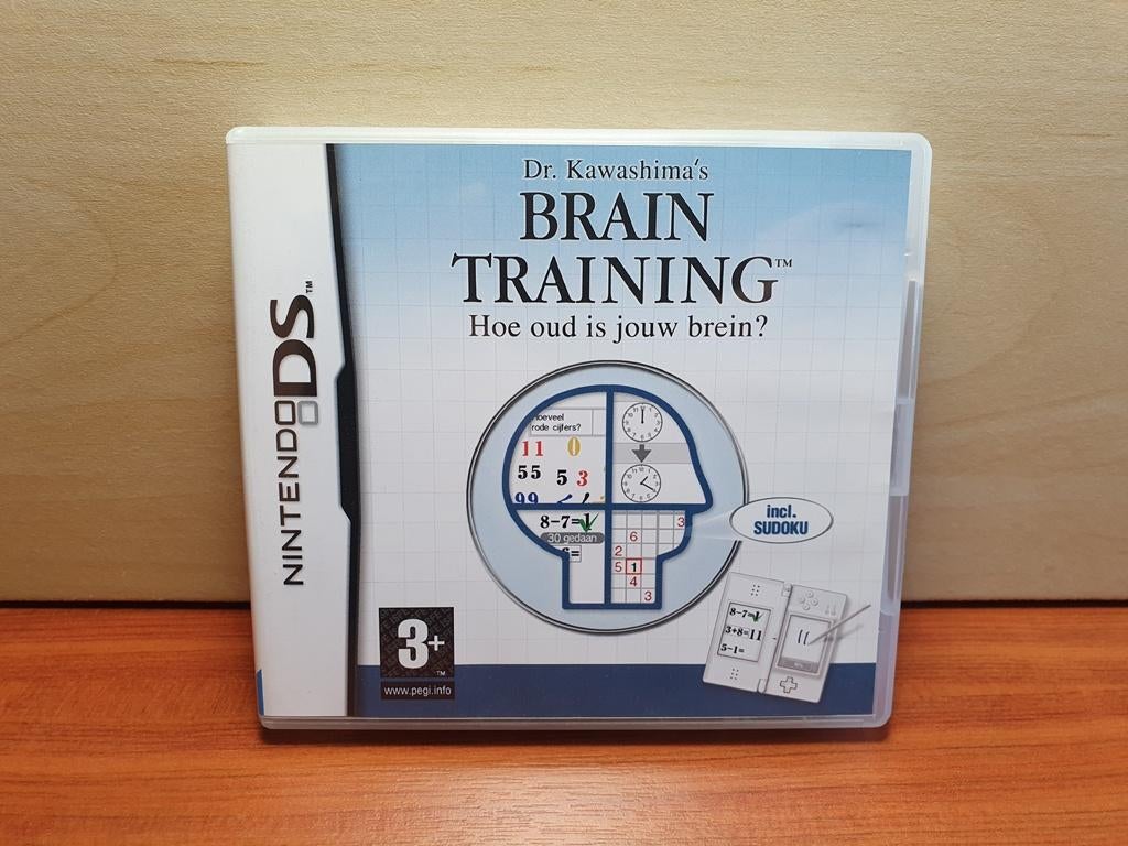 Brain Training, Spelcomputers en Games, Games | Nintendo DS, Zo goed als nieuw, Puzzel en Educatief, 1 speler, Vanaf 3 jaar, Ophalen of Verzenden