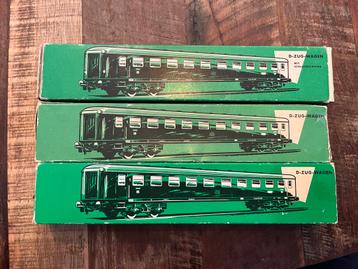 Marklin H0 D-Zug Wagons - 3 stuks beschikbaar voor biedingen
