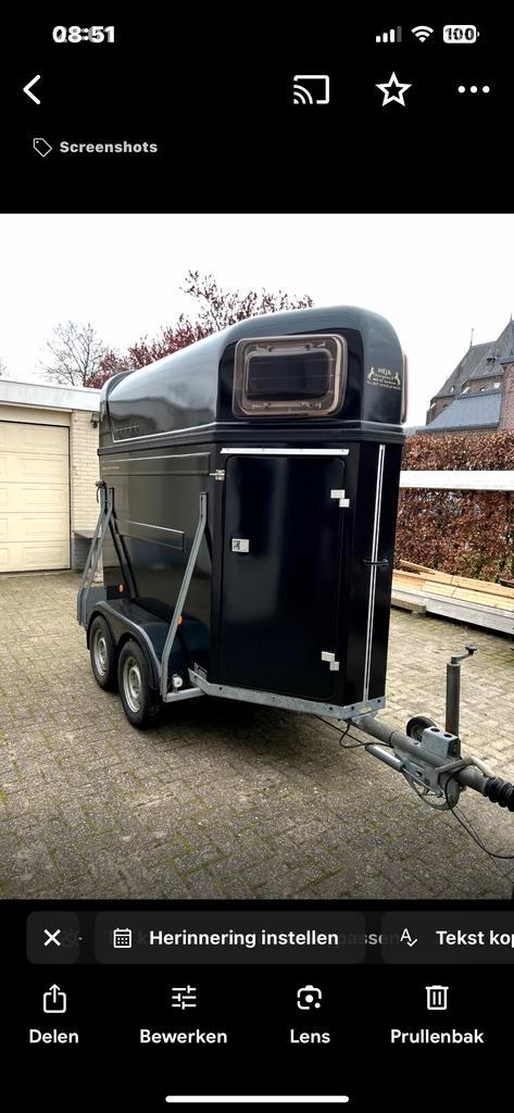 Heja paardentrailer te koop, Auto diversen, Aanhangers en Bagagewagens, Gebruikt, Ophalen of Verzenden