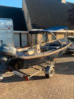 Sloep 4,4 mtr met trailer, Watersport en Boten, 10 tot 30 pk, Gebruikt, Ophalen of Verzenden, 3 tot 6 meter