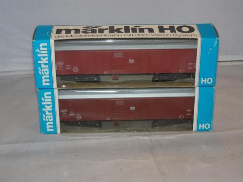 2 x Marklin 4 assige zwenkdakwagon 4460 nieuw in OVP (#913), Hobby en Vrije tijd, Modeltreinen | H0, Nieuw, Wagon, Wisselstroom