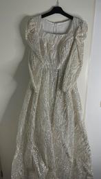 Witte jurk met zilveren details maat S, Ophalen of Verzenden, Nieuw
