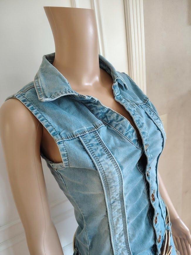 Jeans jump suit van goodies, Kleding | Dames, Jumpsuits, Zo goed als nieuw, Blauw, Verzenden