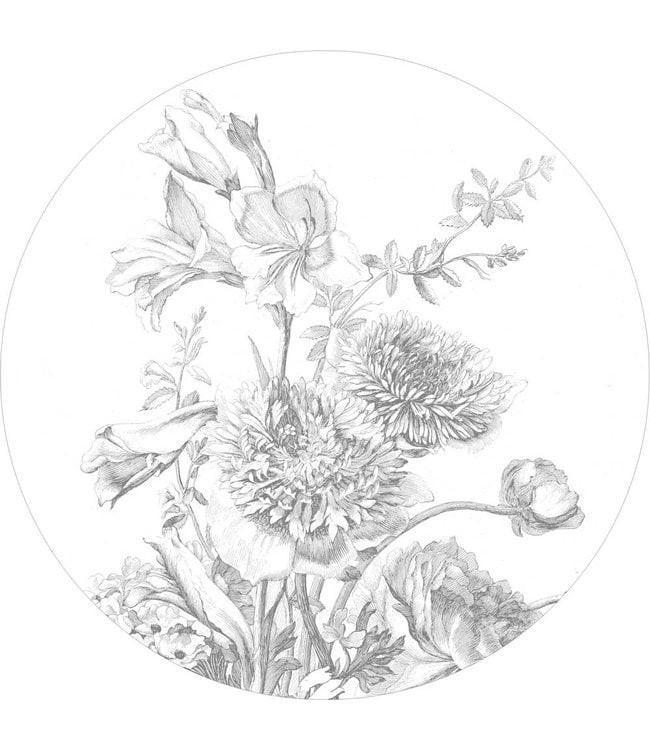 KEK Amsterdam Behang Ingraved Flowers., Huis en Inrichting, Woonaccessoires | Wanddecoraties, Nieuw, Ophalen of Verzenden