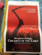 Children of the corn stephen king filmposter, Verzamelen, Ophalen of Verzenden, A1 t/m A3, Rechthoekig Staand, Film en Tv