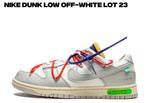 nike dunk low off-white lot 23 US8, Nieuw, Nike x Off White, Ophalen of Verzenden, Sneakers of Gympen