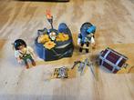 Playmobil schatkist met piraat - 6683, Ophalen of Verzenden, Zo goed als nieuw, Complete set
