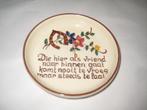spreuken-schaaltje bvk holland 17 (vlieguut), Antiek en Kunst, Antiek | Keramiek en Aardewerk, Ophalen of Verzenden