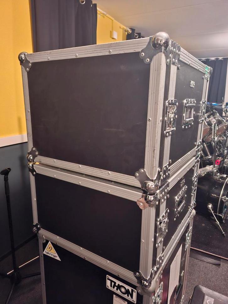 JVC Flightcase 19 inch 6HE, Muziek en Instrumenten, Behuizingen en Koffers, Gebruikt, Speaker of Versterker, Flightcase, Ophalen of Verzenden