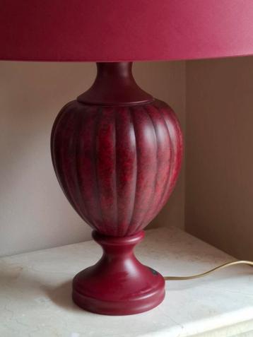 Merlijn Collection Rijssen tafellamp bordeauxrood beschikbaar voor biedingen