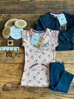 Baby meisje setje vest jurkje legging licht roze blauw 80, Kinderen en Baby's, Babykleding | Maat 80, Meisje, Dirkje, Nieuw, Ophalen of Verzenden