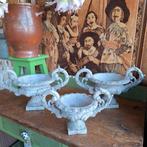 Set van 3 Franse Oor Jardinières - Betonlook, Tuin en Terras, Tuinvazen, Ophalen, Gebruikt