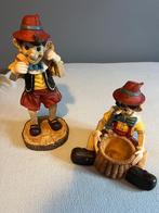 Pinokkio Pinocchio vintage beelden, Ophalen of Verzenden, Peter Pan of Pinokkio, Gebruikt, Beeldje of Figuurtje