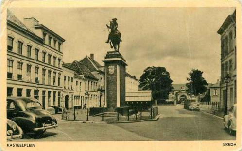 (301-384-039) Breda Kasteelplein, Verzamelen, Ansichtkaarten | Nederland, Noord-Brabant, Voor 1920, Verzenden