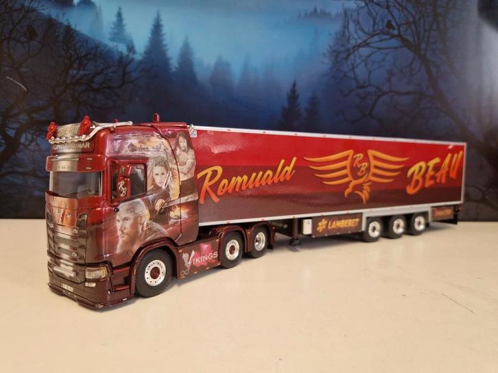 Wsi scania next generation beau met koeltrailer, Hobby en Vrije tijd, Modelauto's | 1:50, Nieuw, Bus of Vrachtwagen, Tekno, Ophalen of Verzenden