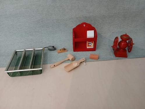 Keuken decoratie voor het poppenhuis, Verzamelen, Poppenhuizen en Toebehoren, Zo goed als nieuw, Decoratie, Ophalen of Verzenden