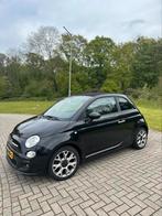 Fiat 500 0.9 Twinair 2015 Zwart, Auto's, Te koop, Geïmporteerd, 500C, Benzine