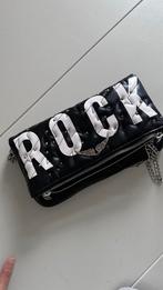 Zadig & Voltaire ROCK quilted clutch, Ophalen of Verzenden, Schoudertasje, Zo goed als nieuw, Zwart