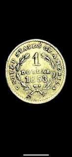 Munten verzameling zilver en gouden 1 dollar 1853, Postzegels en Munten, Munten en Bankbiljetten | Verzamelingen, Ophalen of Verzenden
