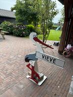 Geboortebord Ooievaar Hout, Kinderen en Baby's, Kraamcadeaus en Geboorteborden, Ophalen, Gebruikt, Geboortebord