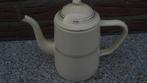 antiek email goud creme koffiepot 1,2 liter MOOI kan koffie, Antiek en Kunst, Ophalen of Verzenden
