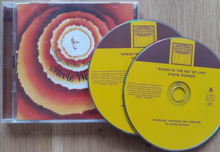 STEVIE WONDER - Songs in the key of life ( 2CD ), Cd's en Dvd's, Cd's | R&B en Soul, Zo goed als nieuw, Soul of Nu Soul, 1960 tot 1980
