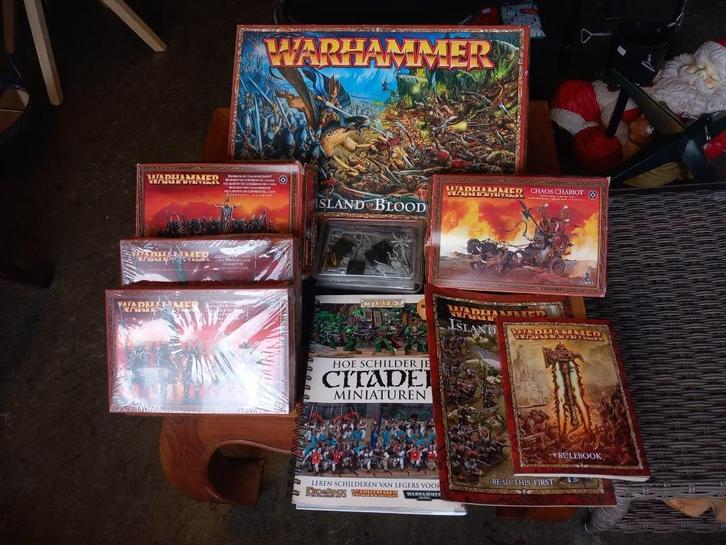 Geweldige set Warhammer - Game of fantasy battles, Hobby en Vrije tijd, Wargaming, Zo goed als nieuw, Warhammer, Figuurtje(s)