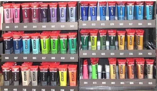 Kleine tubes Amsterdam Acrylverf, € 1,80 per tube, Hobby en Vrije tijd, Schilderen, Nieuw, Acrylverf, Ophalen of Verzenden