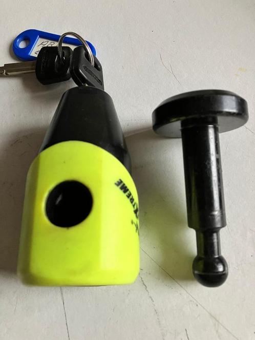Motorslot met zware ketting  ABUS, Motoren, Accessoires | Sloten, Zo goed als nieuw, Ophalen