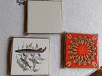 3 vintage pannen onderzetters steen, Huis en Inrichting, Woonaccessoires | Onderzetters, Ophalen of Verzenden, Gebruikt, Pot of Pan
