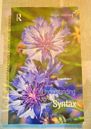 Understanding Syntax 3e edition beschikbaar voor biedingen