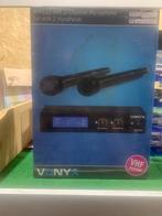 WM522 draadloze microfoonset 2-kanaals VHF, Ophalen of Verzenden, Zo goed als nieuw