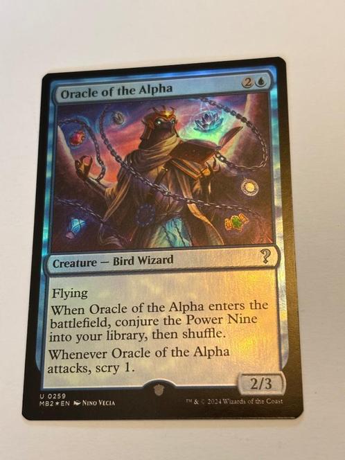 Oracle of the Alpha, Hobby en Vrije tijd, Verzamelkaartspellen | Magic the Gathering, Nieuw, Losse kaart, Foil, Ophalen of Verzenden