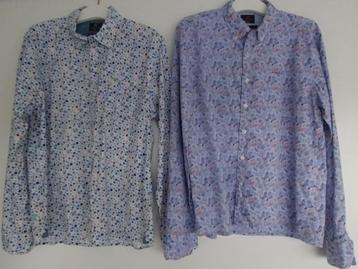 NZA 2 X blouse lange mouw  finest combed cotton maat XL ZGAN beschikbaar voor biedingen